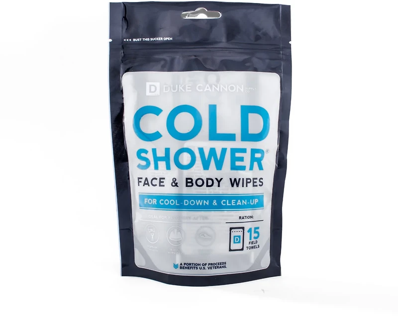 Duke Cannon Cold Shower Cooling Field Towels Multipack Pouch
