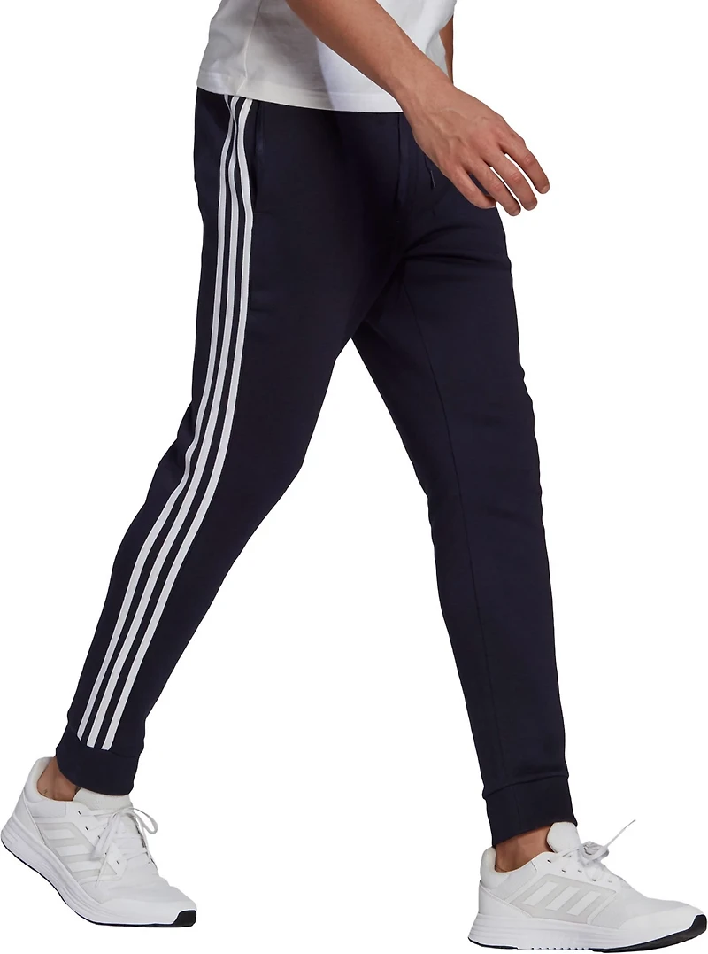 adidas Men's 3S Fleece Tapered Sweatpants