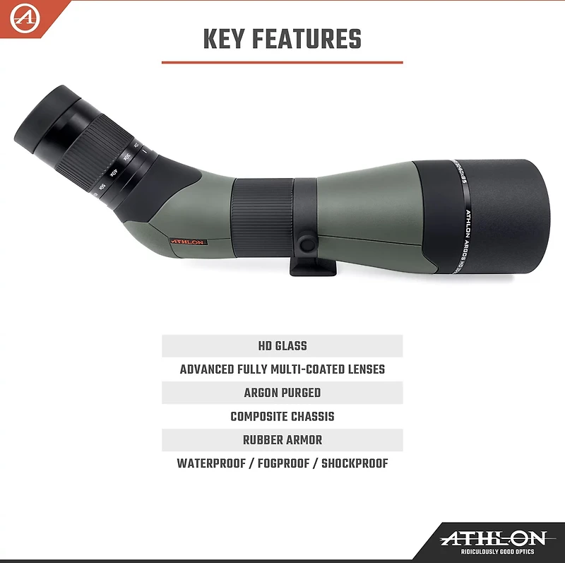 Athlon Optics Argos 20-60x85 45 Degree Spotting Scope