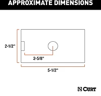CURT Ball Mount Reducer Sleeve