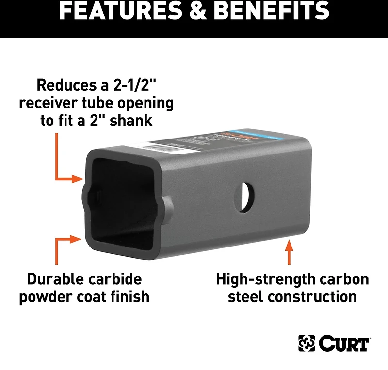 CURT Ball Mount Reducer Sleeve