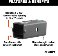 CURT Ball Mount Reducer Sleeve