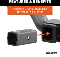 CURT Ball Mount Reducer Sleeve