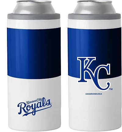 Logo Kansas City Royals Colorblock 12 oz Slim Can Coolie
