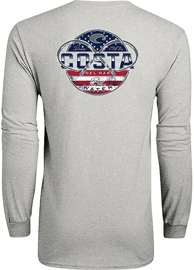 Costa Men's Chrome USA Long Sleeve T-shirt
