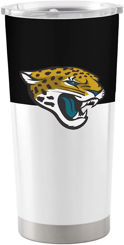 Logo Jacksonville Jaguars Colorblock 20 oz Stainless Tumbler