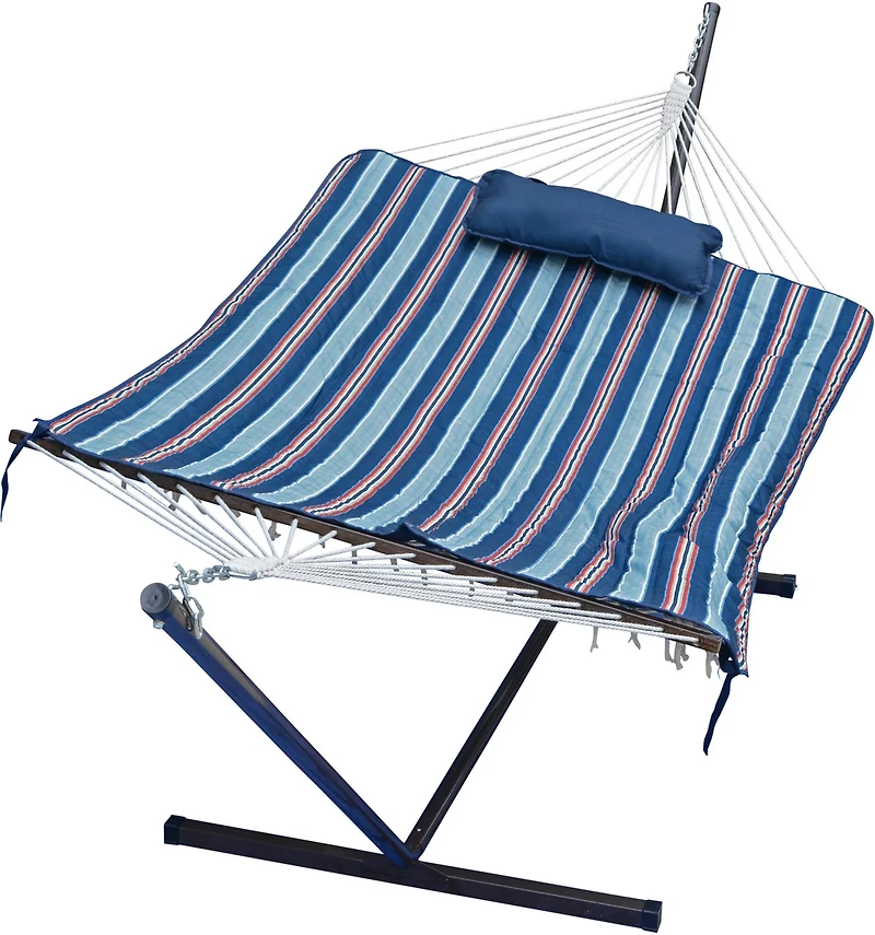 Algoma Cotton Rope Hammock Stand, Pad and Pillow Combination