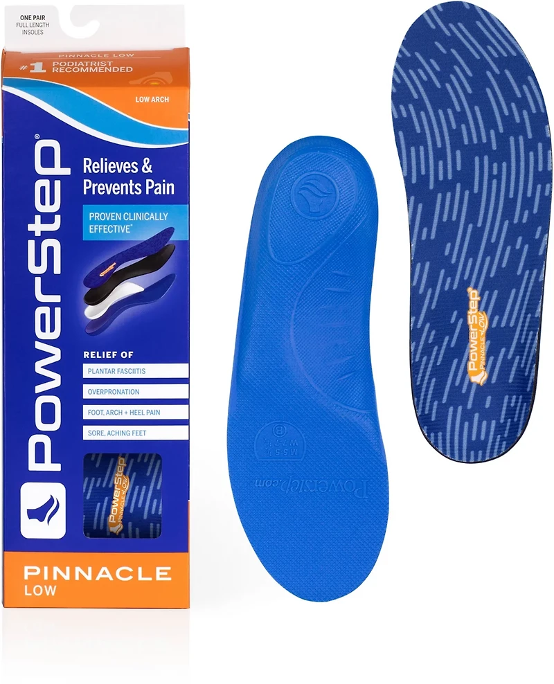 Powerstep Pinnacle Low Arch Shoe Insoles