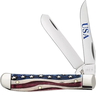 WR Case & Sons Cutlery Co Star Spangled Banner Mini Trapper
