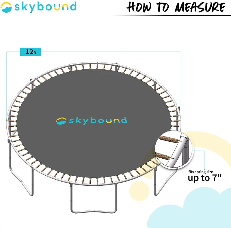 SkyBound 12 ft Universal Replacement Trampoline Pad
