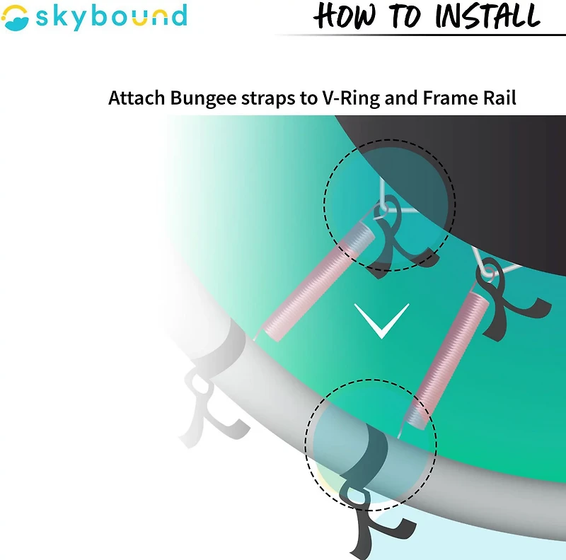 SkyBound 12 ft Universal Replacement Trampoline Pad