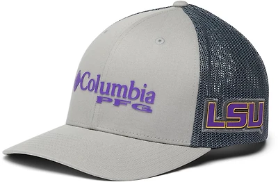 Columbia Sportswear Adults' Louisiana State University PFG Mesh Ball Cap