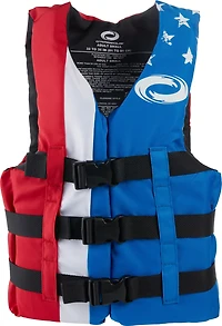 O'Rageous Adults’ Americana Nylon Life Vest
