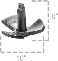 Marine Raider 16 lb. Coated River Anchor