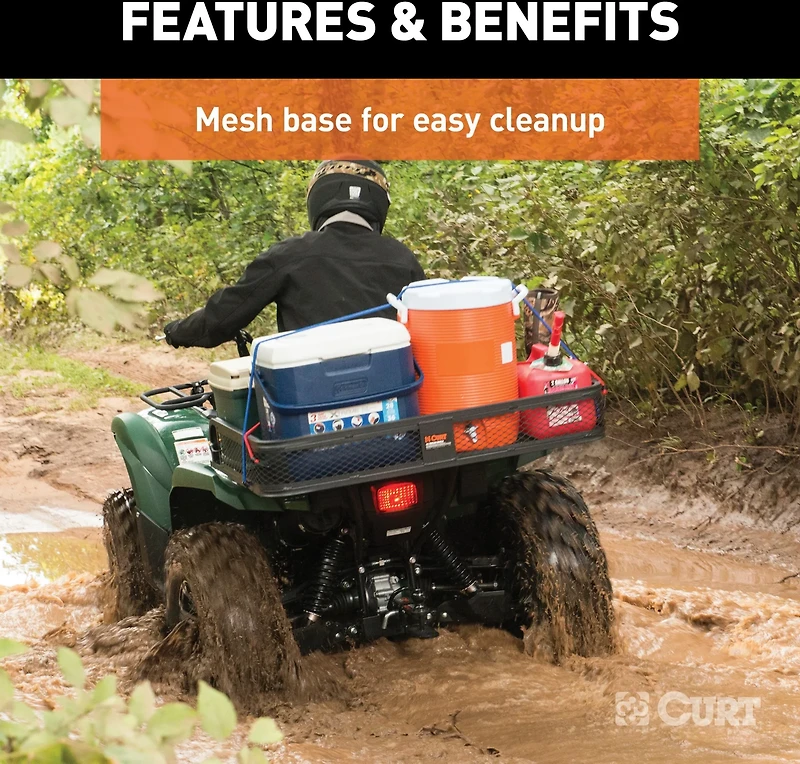 CURT 41 in x 26 in Universal ATV Cargo Carrier