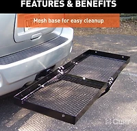 CURT 60 in x 19-1/4 in Folding Cargo Carrier