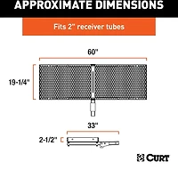 CURT 60 in x 19-1/4 in Folding Cargo Carrier