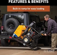 CURT Aluminum Ramp Cargo Carrier