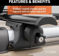CURT Aluminum Cargo Crossbars 2-Pack