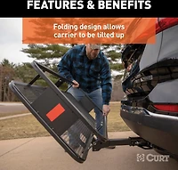 CURT 60 in x 20 in Folding Cargo Carrier