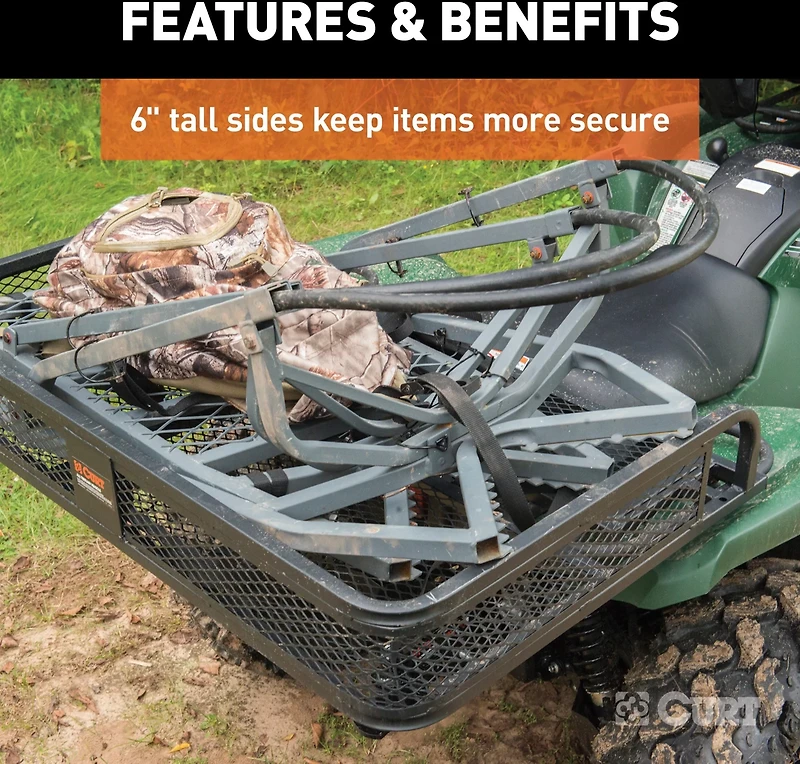 CURT 41 in x 26 in Universal ATV Cargo Carrier