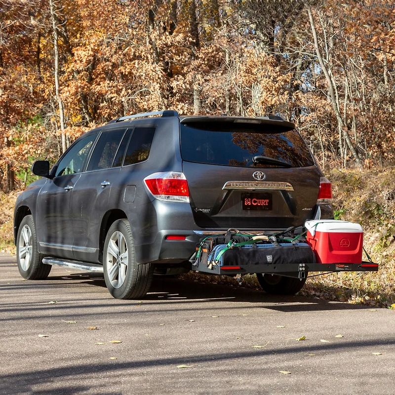 CURT 60 in x 19-1/4 in Folding Cargo Carrier
