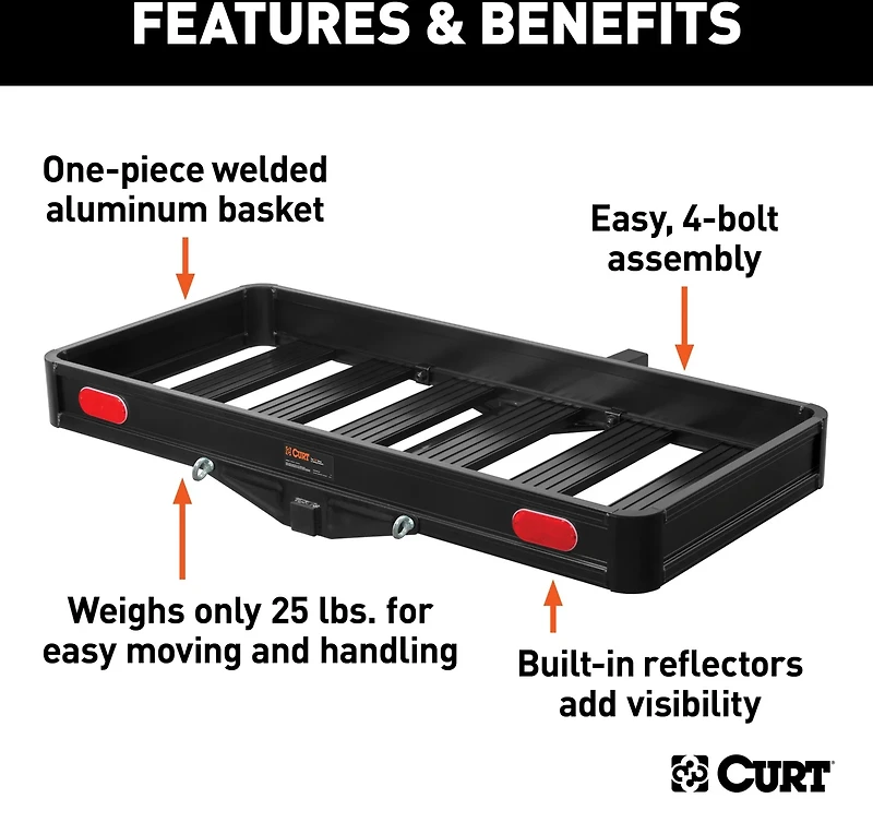 CURT Aluminum Cargo Carrier