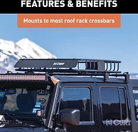 CURT 41 in x 37 in Roof Rack Cargo Carrier