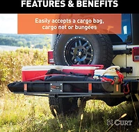 CURT 60 in x 20 in Folding Cargo Carrier