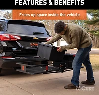 CURT 500 lb 60 in x 24 in Cargo Carrier