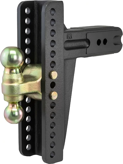 CURT 21,000 lb Adjustable Channel Mount with Dual Ball
