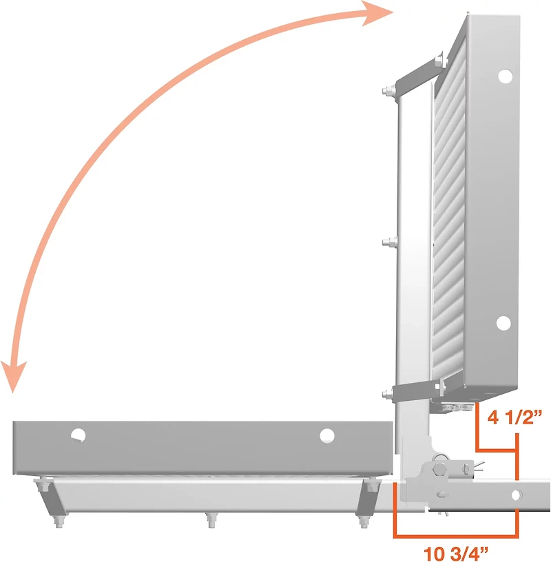CURT 60 in x 20 in Folding Cargo Carrier