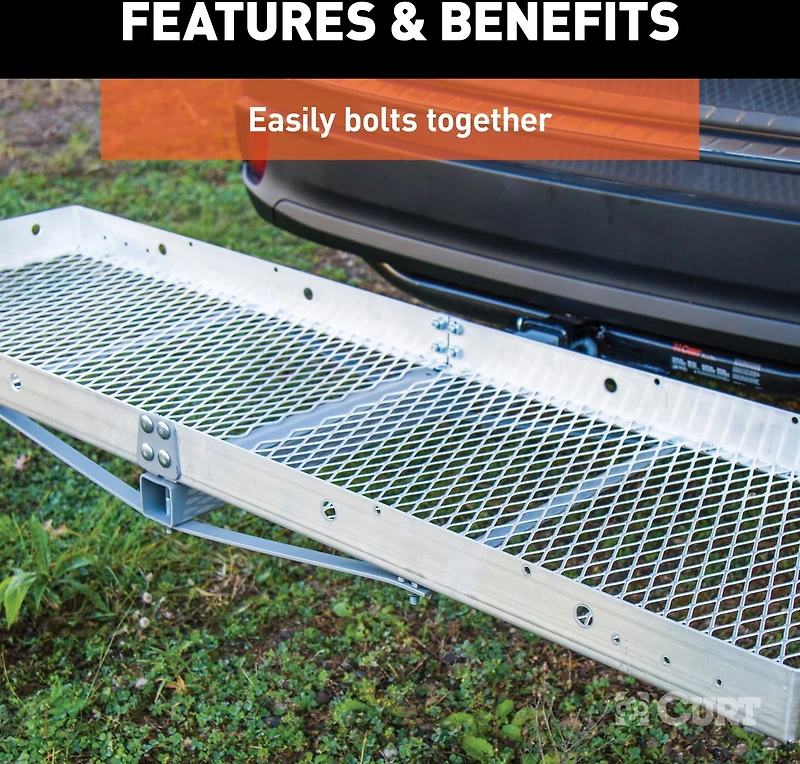 CURT 60 in x 20 in Folding Cargo Carrier
