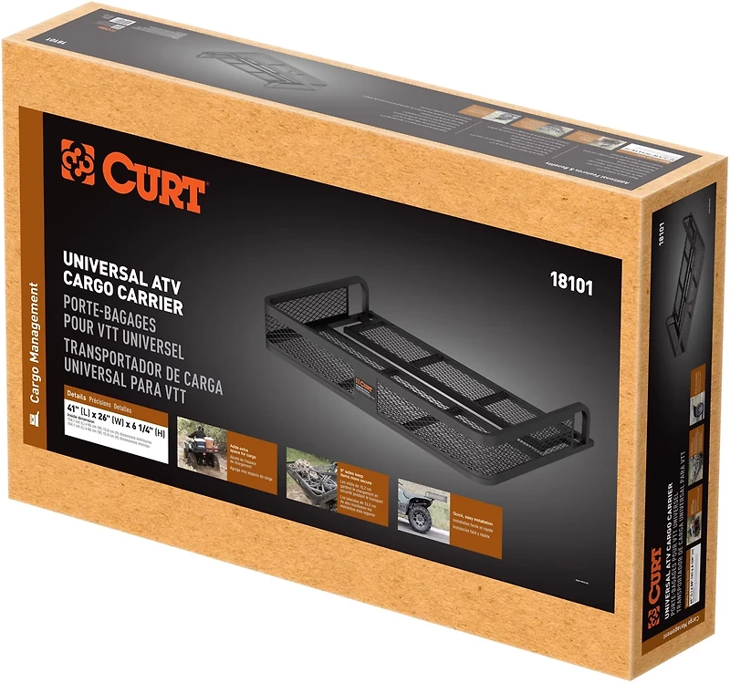 CURT 41 in x 26 in Universal ATV Cargo Carrier