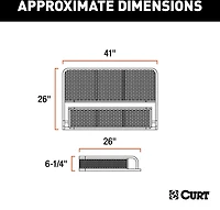 CURT 41 in x 26 in Universal ATV Cargo Carrier