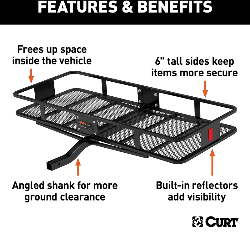 CURT 500 lb 60 in x 24 in Cargo Carrier