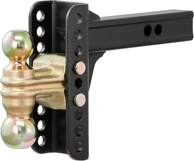 CURT 14,000 lb Adjustable Channel Mount with Dual Ball