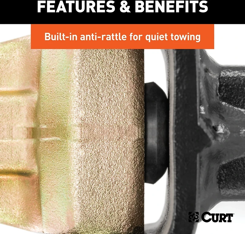 CURT 21,000 lb Adjustable Channel Mount with Dual Ball