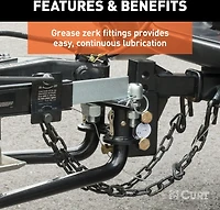 CURT Round Bar 1,000 lb WD Hitch