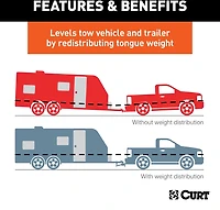 CURT Round Bar 1,000 lb WD Hitch