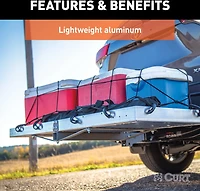 CURT 60 in x 20 in Folding Cargo Carrier