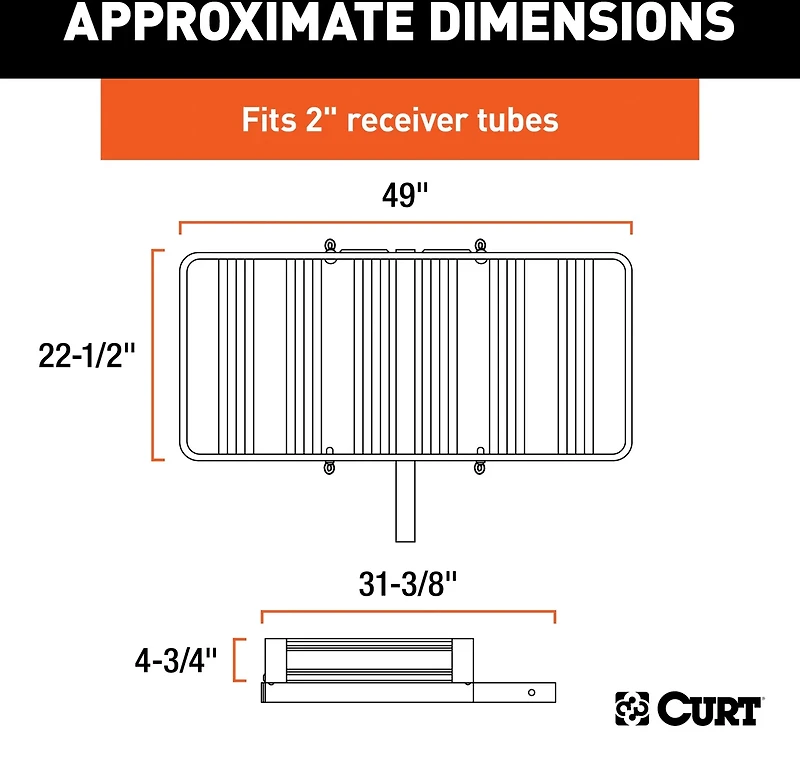 CURT Aluminum Cargo Carrier