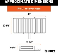 CURT Aluminum Cargo Carrier
