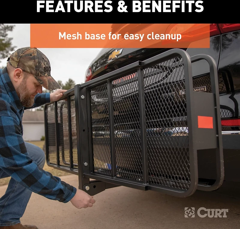 CURT 60 in x 20 in Folding Cargo Carrier
