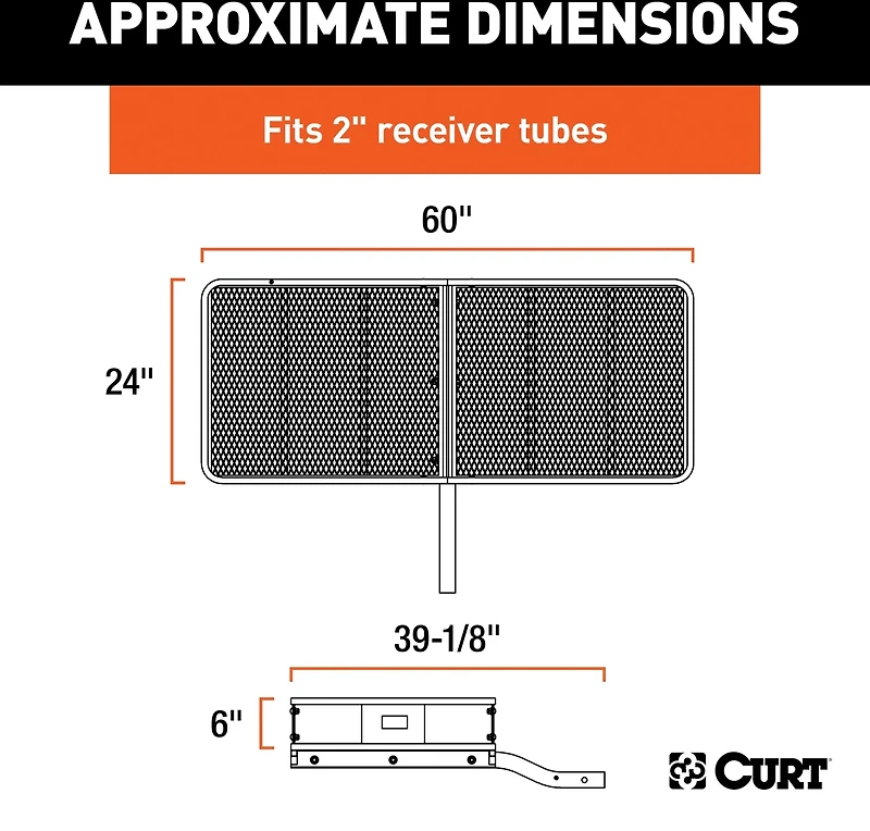 CURT 500 lb 60 in x 24 in Cargo Carrier