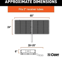 CURT 500 lb 60 in x 24 in Cargo Carrier