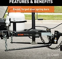 CURT Round Bar 1,000 lb WD Hitch