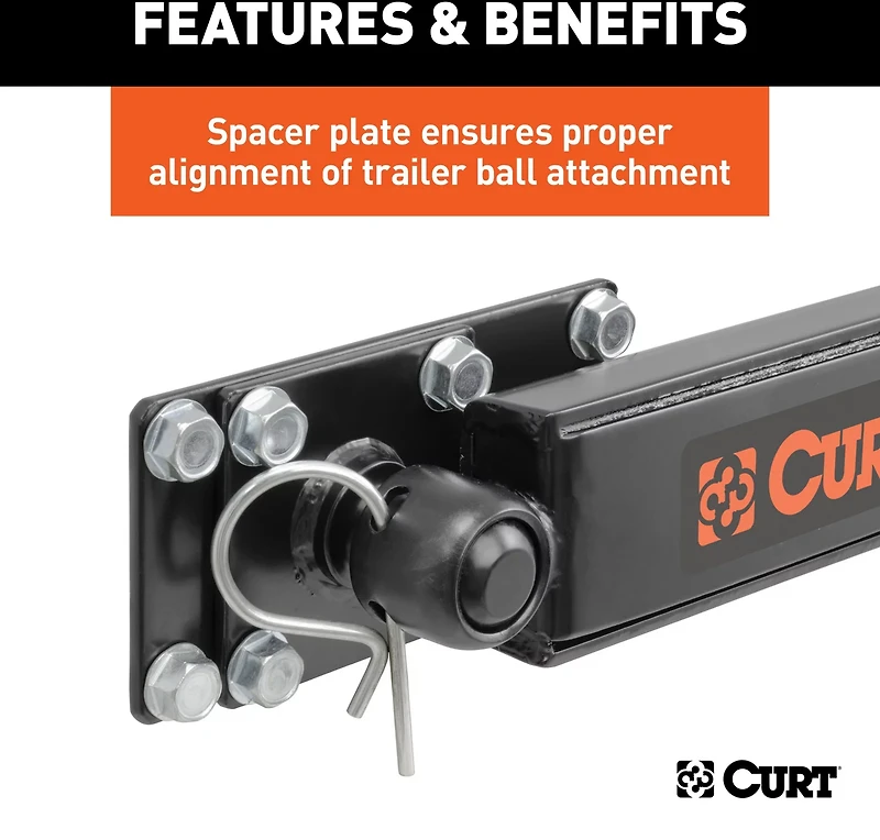 CURT Round Bar 1,000 lb WD Hitch