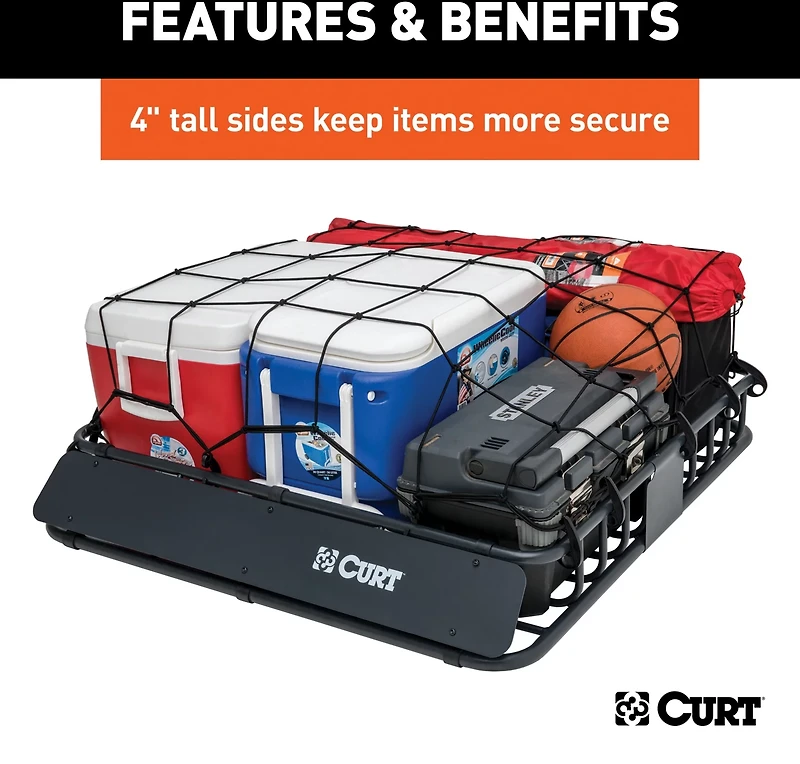 CURT 41 in x 37 in Roof Rack Cargo Carrier