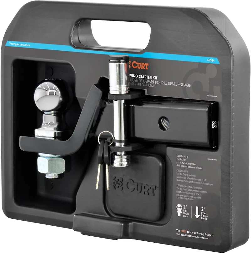 CURT Towing Starter Kit with 2 in Ball